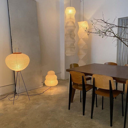 Kōmei - Japanse Rijstpapieren vloerlamp