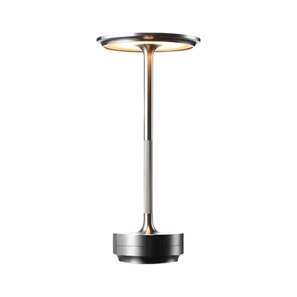 Kōmei - Minimalistische LED Tafellamp in Japans Design Zilver