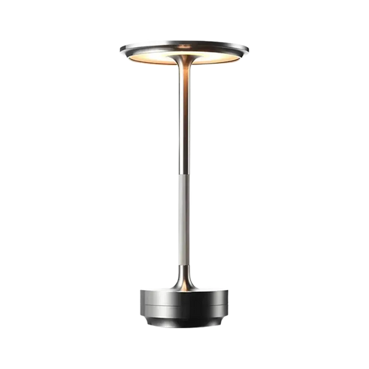 Kōmei - Minimalistische LED Tafellamp in Japans Design Zilver