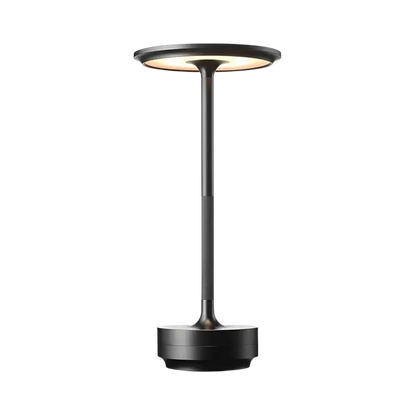 Kōmei - Minimalistische LED Tafellamp in Japans Design Zwart