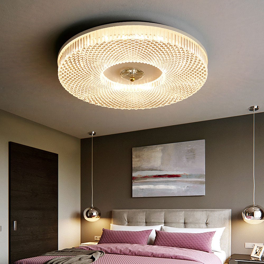 LED Plafondlamp Metalen Buitenkant Witte Acryl Diffuser