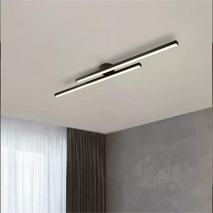LED Plafondlamp Slanke Aluminium Strip Semi Flush Mount
