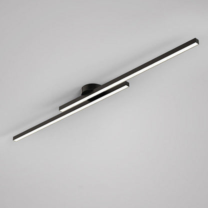 LED Plafondlamp Slanke Aluminium Strip Semi Flush Mount