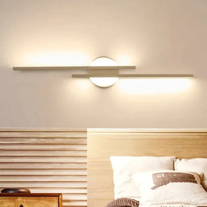 LED Wandlamp Minimalistische Glans Slanke Metalen Afwerking