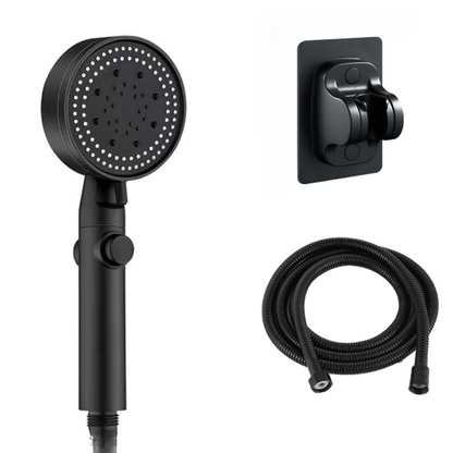 Luxe Douchekop Met 5 Modi Voor Een Verfrissende Doucheervaring Douchekop + slang Zwart