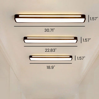 Minimalistische Lineaire LED Plafondlamp Ijzer Met Acryl