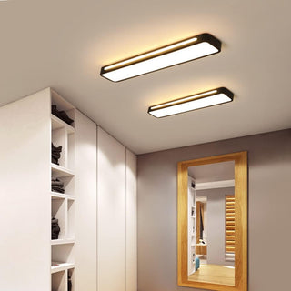 Minimalistische Lineaire LED Plafondlamp Ijzer Met Acryl