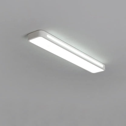 Minimalistische Lineaire LED Plafondlamp Ijzer Met Acryl Wit Wit Licht