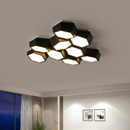 Moderne Geometrische Plafondlamp Voor Elegante Ruimtes