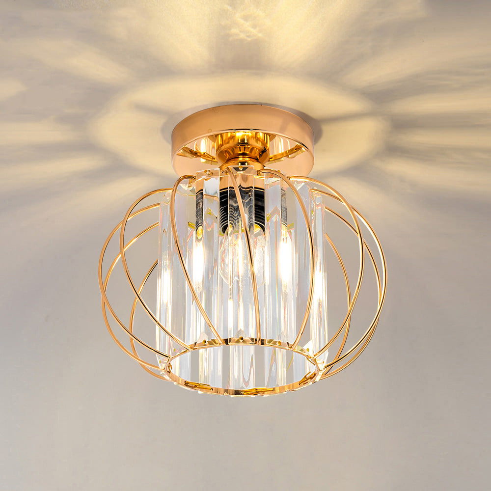 Moderne Glazen Plafond Corridorlampen Set Van 2 Delicaat