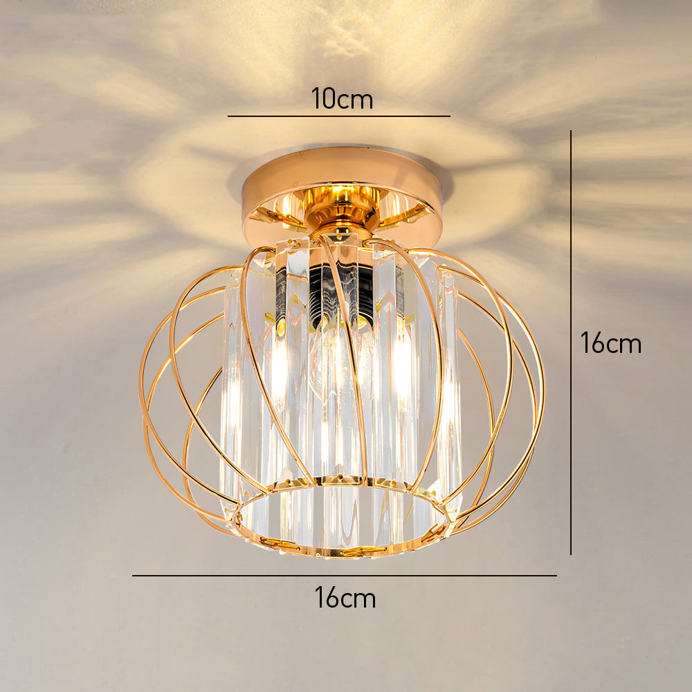 Moderne Glazen Plafond Corridorlampen Set Van 2 Delicaat