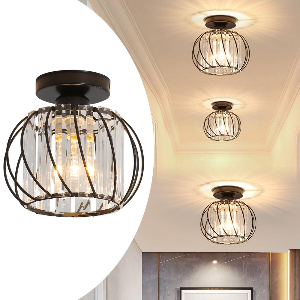 Moderne Glazen Plafond Corridorlampen Set Van 2 Delicaat