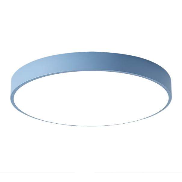 Moderne Plafondlamp Met Energiezuinige Ledverlichting Blauw