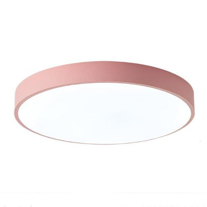 Moderne Plafondlamp Met Energiezuinige Ledverlichting Roze