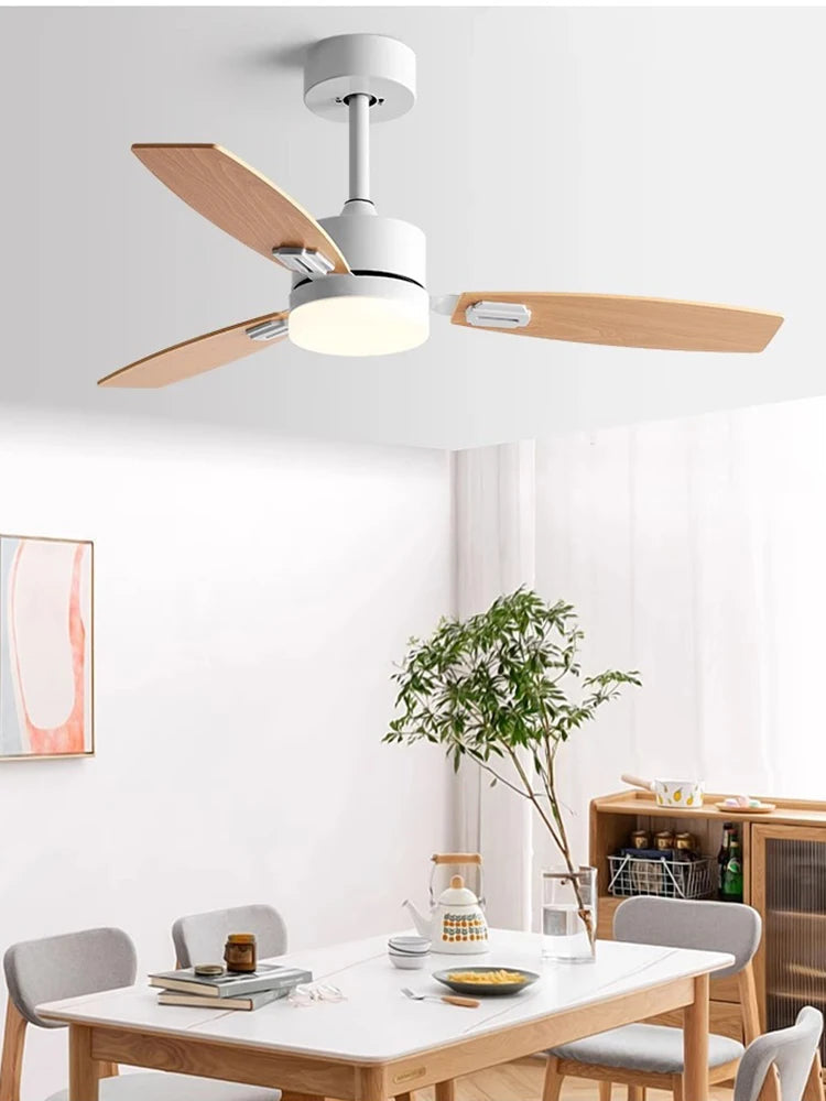 Moderne Plafondventilator Met Led Lamp En Afstandsbediening