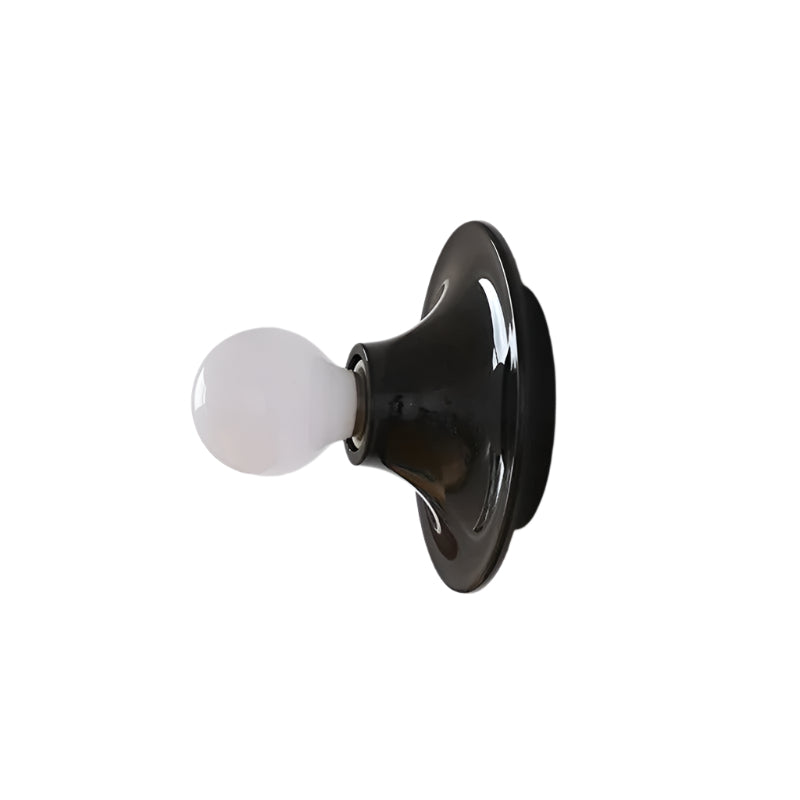 Moderne Wand- en Plafondlamp met Scandinavisch Ontwerp Zwart