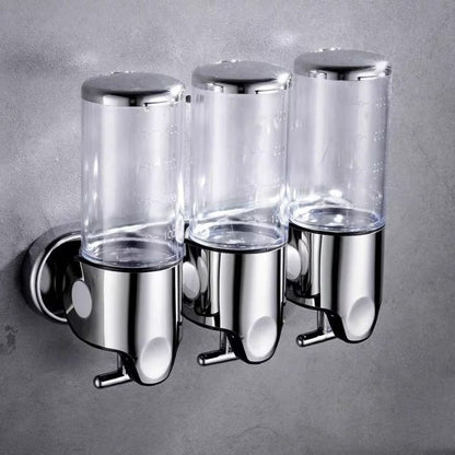 Muurbevestigde Moderne Zeepdispensers Voor Luxe Badkamers Transparant 3 stuks