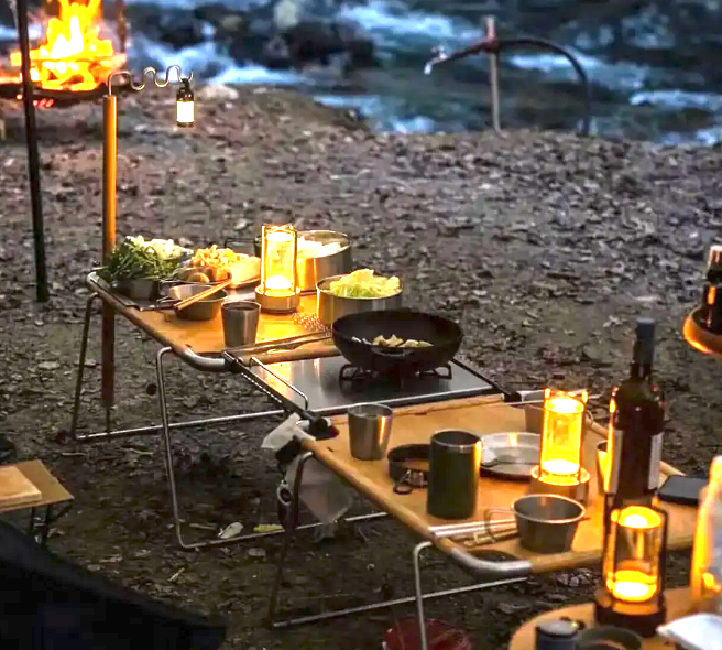 Oplaadbare LED Lantaarn USB Oplaadpoort Ideaal Tuin