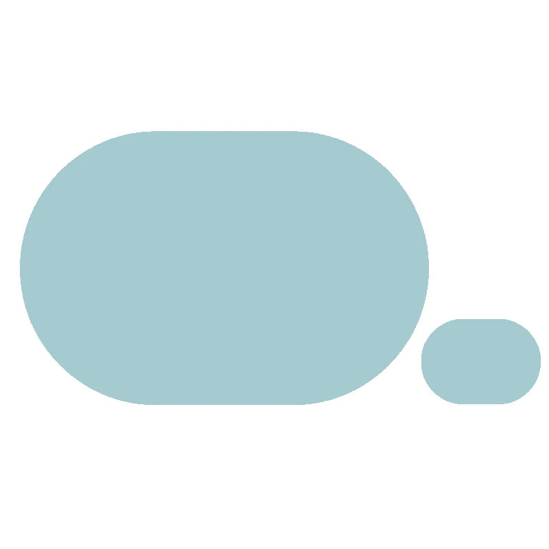 Retro Kleurrijke Imitatieleren Placemats En Onderzetters Hemelsblauw