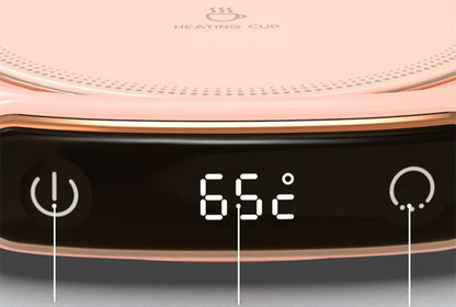 Slimme Mokverwarmer Voor Koffie En Thee Op Het Bureau