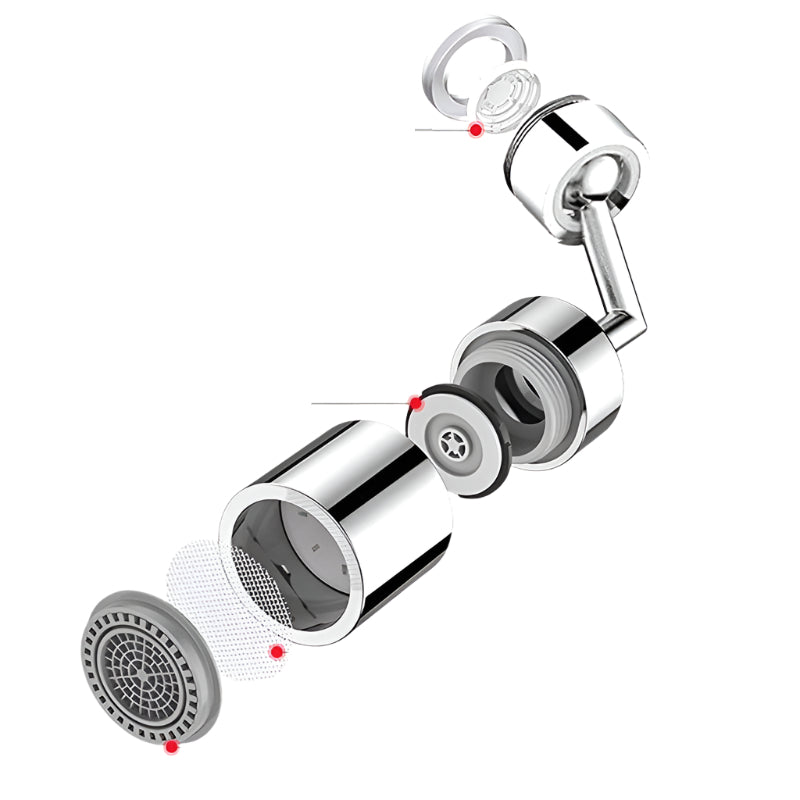 Slimme Waterkraan Aansluiting Met Universele Splash Filter Design