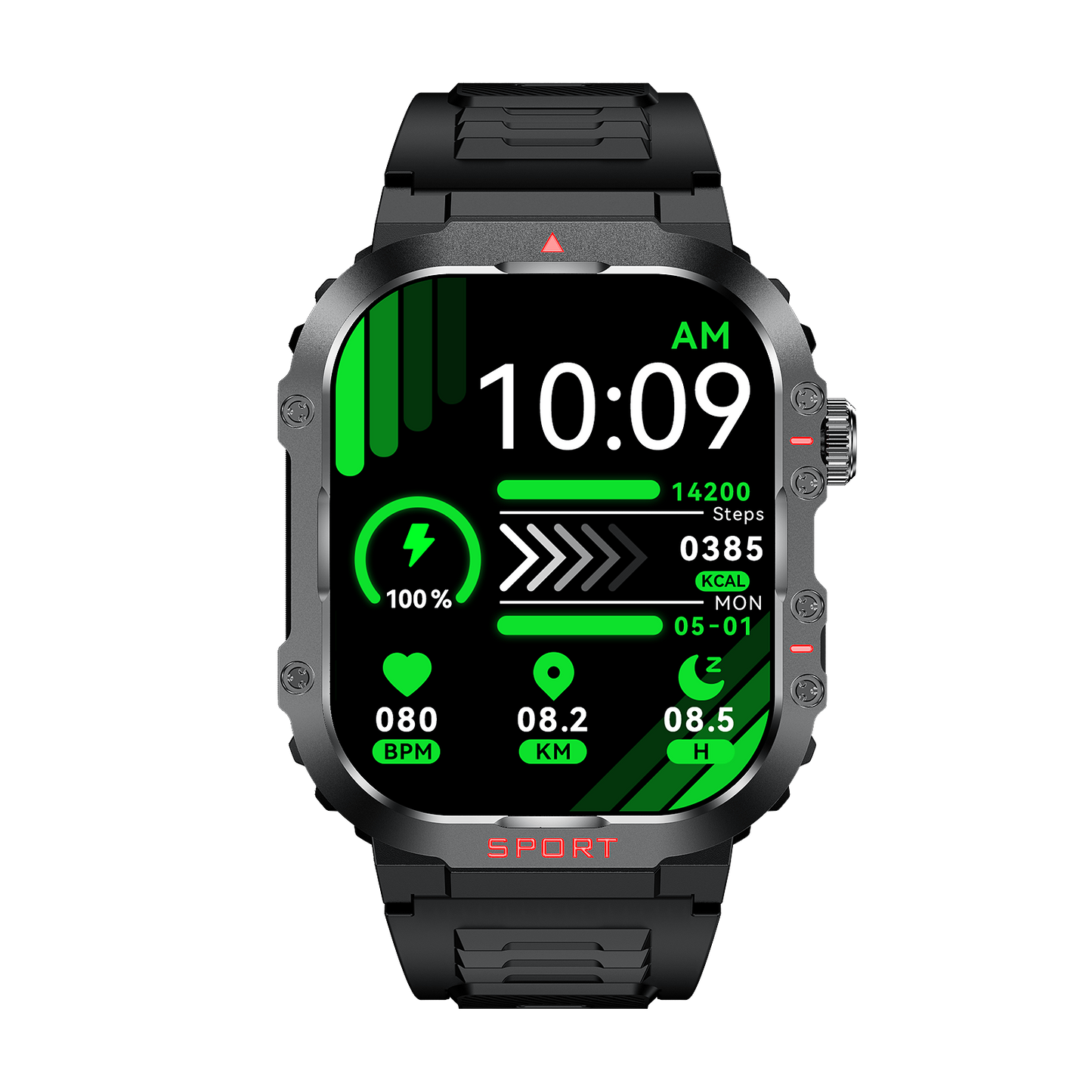 Smartwatch Voor Glucosemeting En Gezondheidsmonitor Default