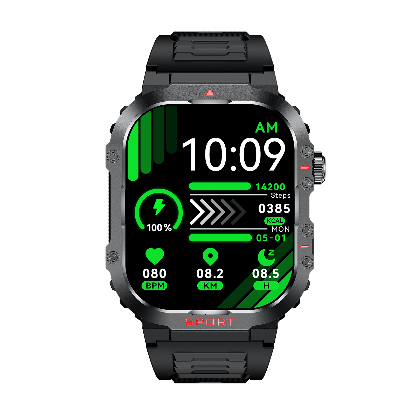 Smartwatch Voor Glucosemeting En Gezondheidsmonitor Default