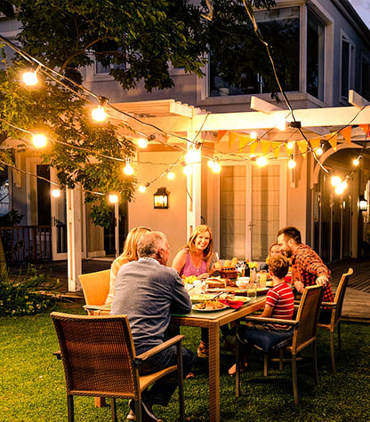 Solar Lichtsnoer G40 Voor Buiten Weerbestendig Bespaart