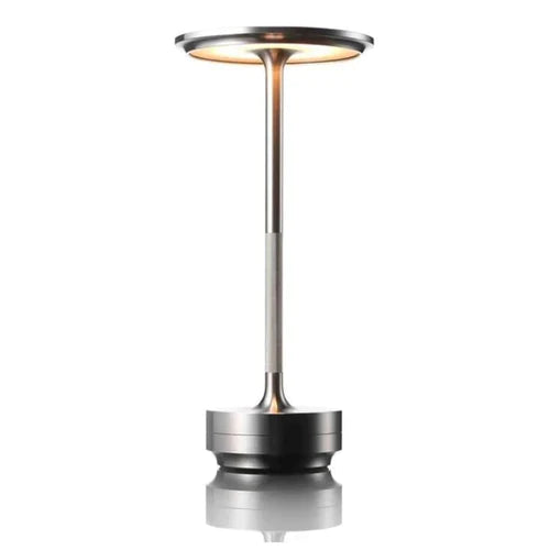 Soluna Home - Draadloze Tafellamp - USB-oplaadbaar - Touch bediening Zilver