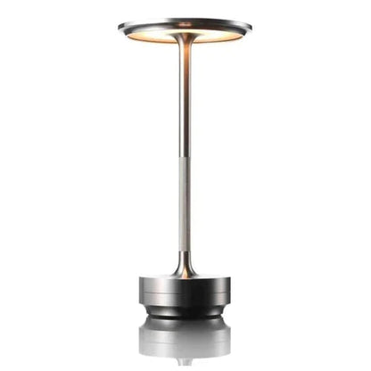 Soluna Home - Draadloze Tafellamp - USB-oplaadbaar - Touch bediening Zilver