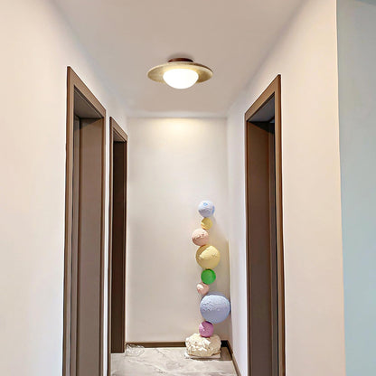 Travertijn Plafondlamp voor Tijdloze Elegantie en Sfeer