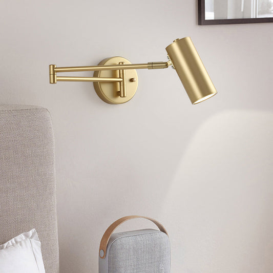 Tubesvormige Wandlamp Muurbevestiging Met Uittrekbare Arm