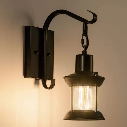 Vintage Industrieel Binnen Wandlamp MetaalOliebrons Warmte Zwart