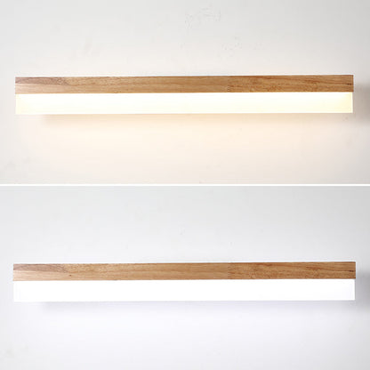 Wandlamp Badkamer Houten LED Wandlampen Acryl Schaduw