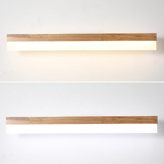 Wandlamp Badkamer Houten LED Wandlampen Acryl Schaduw