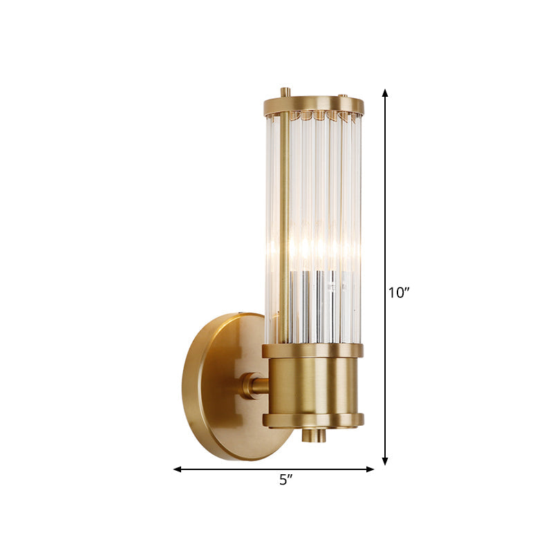 Wandlamp Corridor Gouden Metaal Industrieel LED 2 Lichten