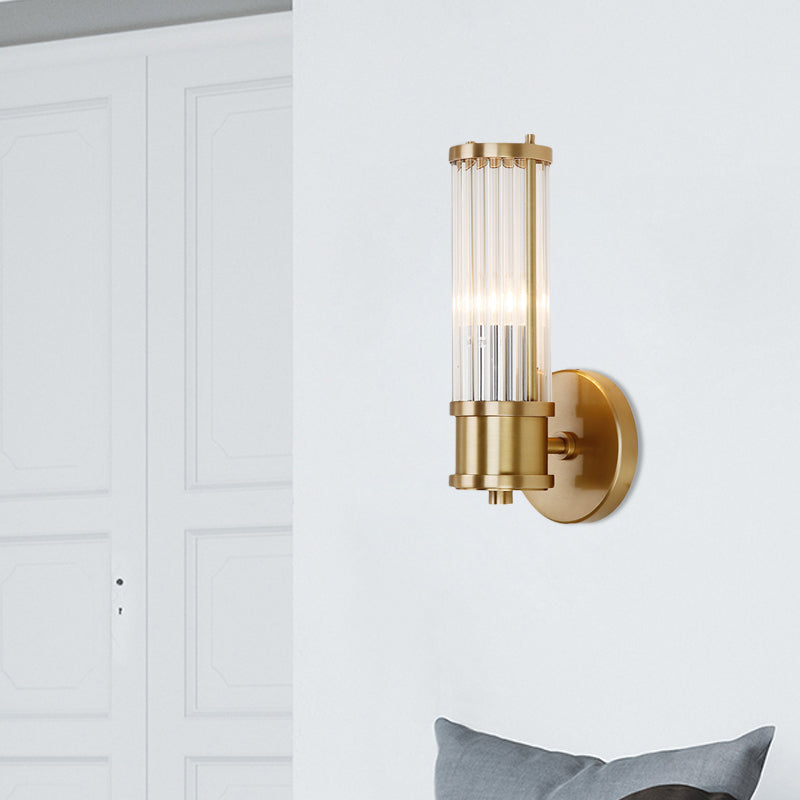 Wandlamp Corridor Gouden Metaal Industrieel LED 2 Lichten