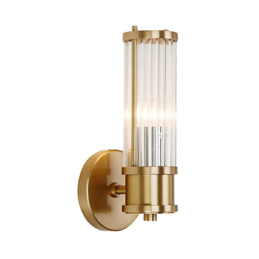 Wandlamp Corridor Gouden Metaal Industrieel LED 2 Lichten