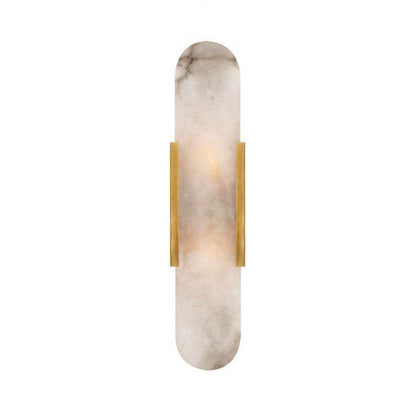 Wandlamp Koloniaal 2 Lampen Flush Mount Goud Zwart Marmeren