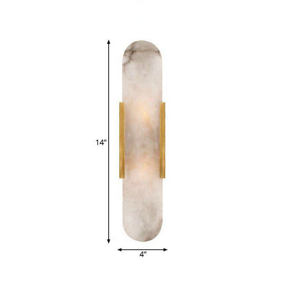 Wandlamp Koloniaal 2 Lampen Flush Mount Goud Zwart Marmeren