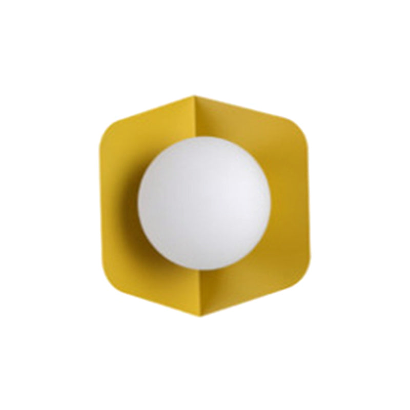 Wandlamp Macaroon Metalen Binnen Decoratie Nordic LED Geel