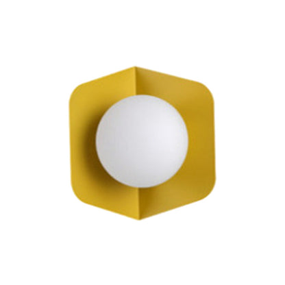 Wandlamp Macaroon Metalen Binnen Decoratie Nordic LED Geel
