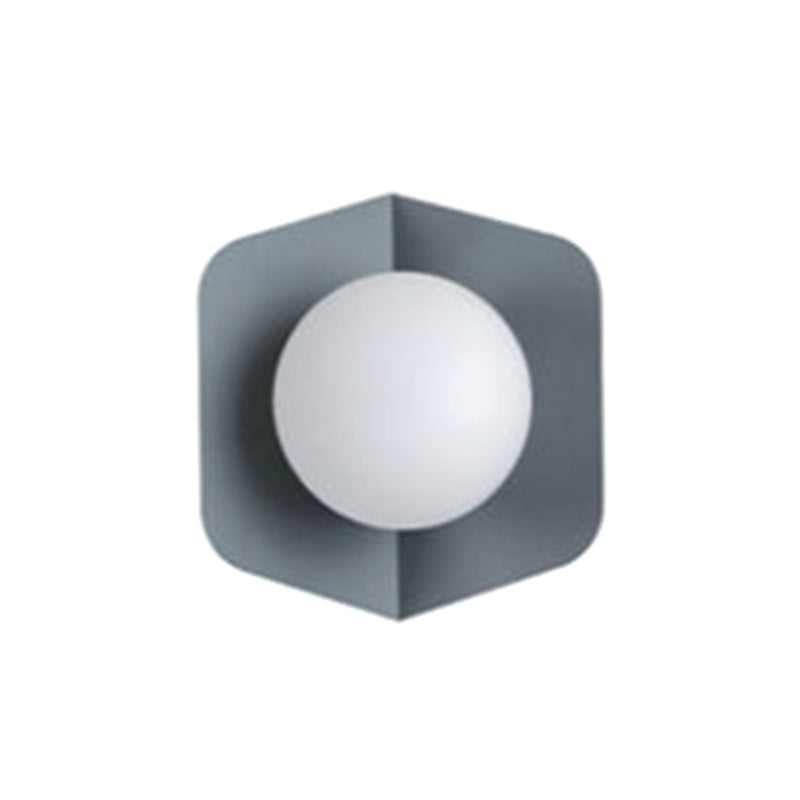 Wandlamp Macaroon Metalen Binnen Decoratie Nordic LED Grijs