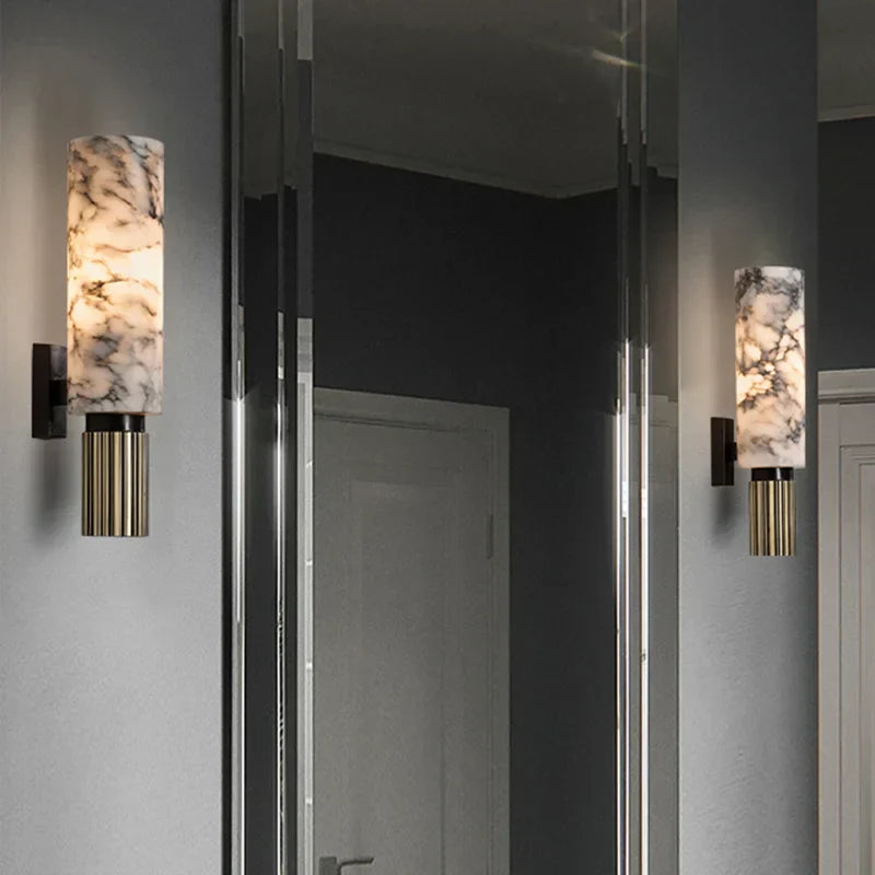 Wandlamp Moderne Marmeren Zachte Verlichting Interieurs