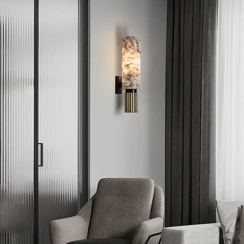 Wandlamp Moderne Marmeren Zachte Verlichting Interieurs