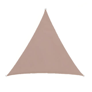 Waterdicht Driehoekig Zonnescherm Met UV Bescherming Buiten Khaki 4x4x4m