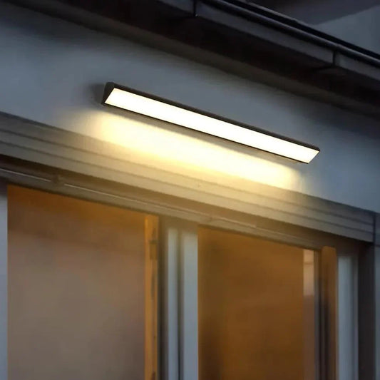 Weerbestendige Buiten LED Wandlampen In Zwarte Afwerking Hardwired