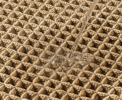 Zachte Absorberende Badmat Met Antislip En Modern Wafeldesign