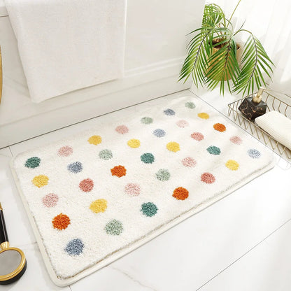 Zachte Antislip Badmat Met Sneldrogend Absorberend Oppervlak