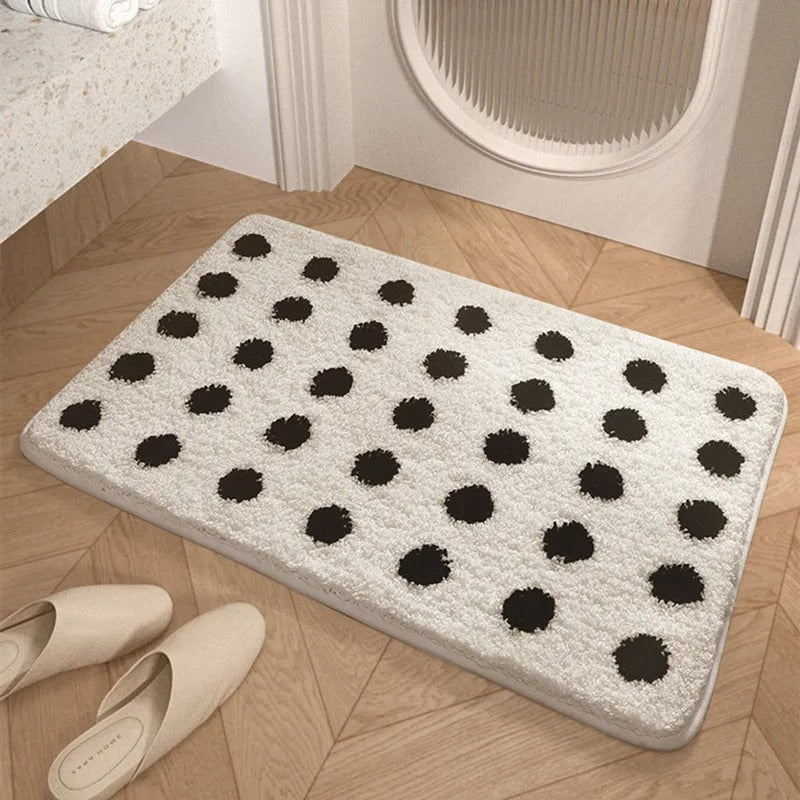Zachte Antislip Badmat Met Sneldrogend Absorberend Oppervlak